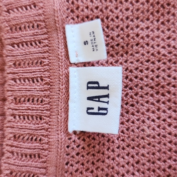 NWOT GAP Ribbed Crochet Tank Bodycon Midi Dress - Picture 6 of 8